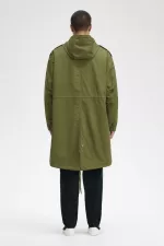 Fred Perry Faux Fur Lined Men’s Parka Parka Green UFOHL1593