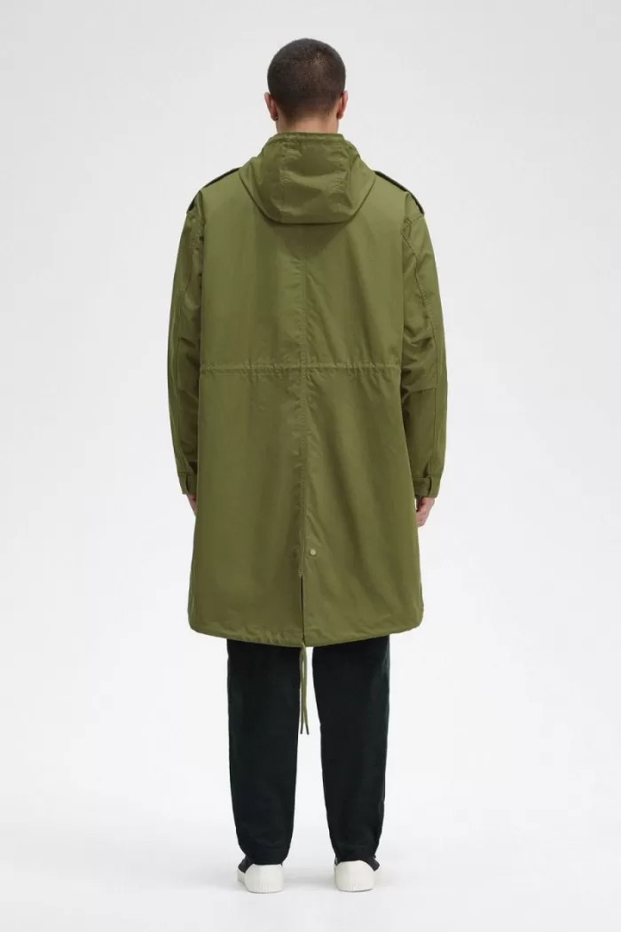 Fred Perry Faux Fur Lined Men’s Parka Parka Green UFOHL1593