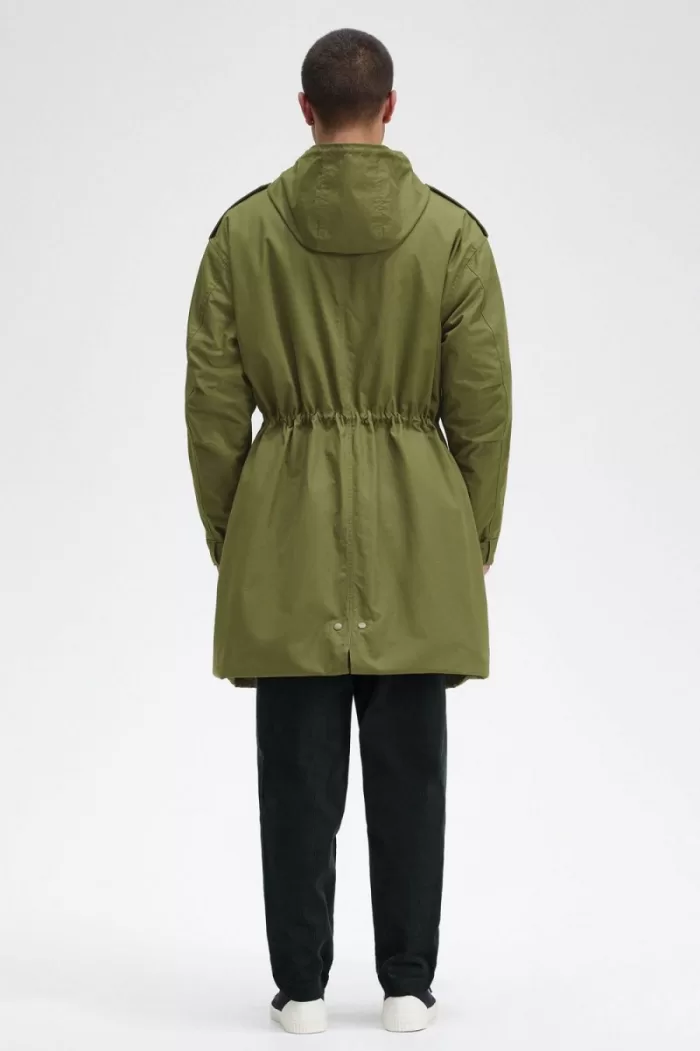 Fred Perry Faux Fur Lined Men’s Parka Parka Green UFOHL1593