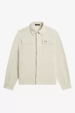 Fred Perry Fleece Men’s Shirt Oatmeal DGBZH3029