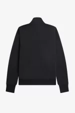 Fred Perry Funnel Neck Men’s Track Jackets Black SHLYD2138