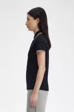 Fred Perry G12 Women’s Shirt Black Champagne UIZGX2768