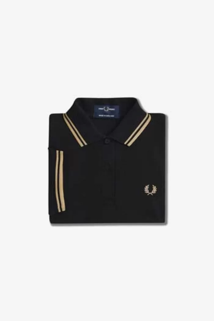 Fred Perry G12 Women’s Shirt Black Champagne UIZGX2768