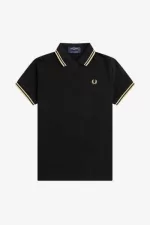 Fred Perry G12 Women’s Shirt Black Champagne UIZGX2768