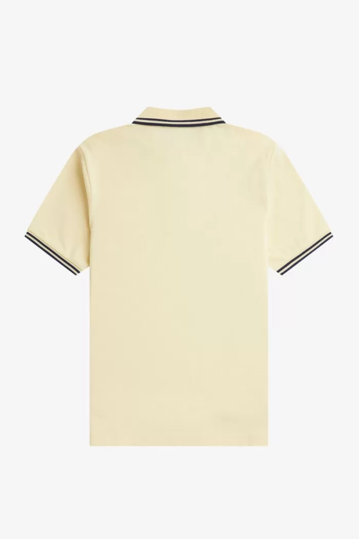 Fred Perry G3600 Women’s Shirt Aqua Cream French Navy DTPZV8342