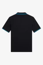 Fred Perry G3600 Women’s Shirt Black Cyber Blue Cyber Blue HRPEO4650