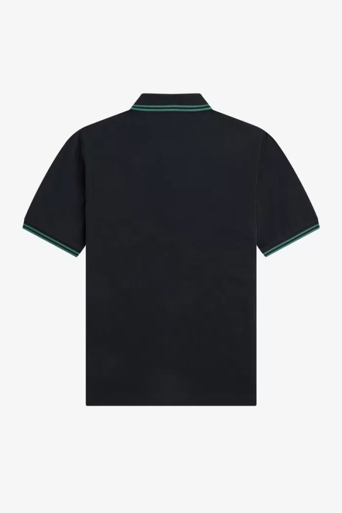 Fred Perry G3600 Women’s Shirt Black Deep Mint Deep Mint LETRY3750