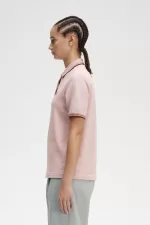 Fred Perry G3600 Women’s Shirt Dusty Rose Pink Brown Oxblood PRAFC2415