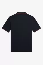 Fred Perry G3600 Women’s Shirt Navy Oxblood Oxblood IQGMO4268