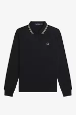 Fred Perry G3636 Women’s Shirt Black Warm Grey DAHWK5672