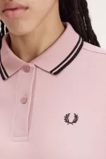 Fred Perry G3636 Women’s Shirt Dusty Rose Pink Black GXOEA8953