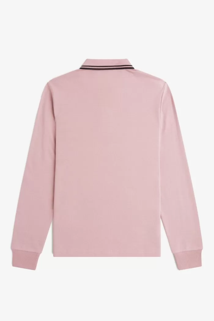 Fred Perry G3636 Women’s Shirt Dusty Rose Pink Black GXOEA8953