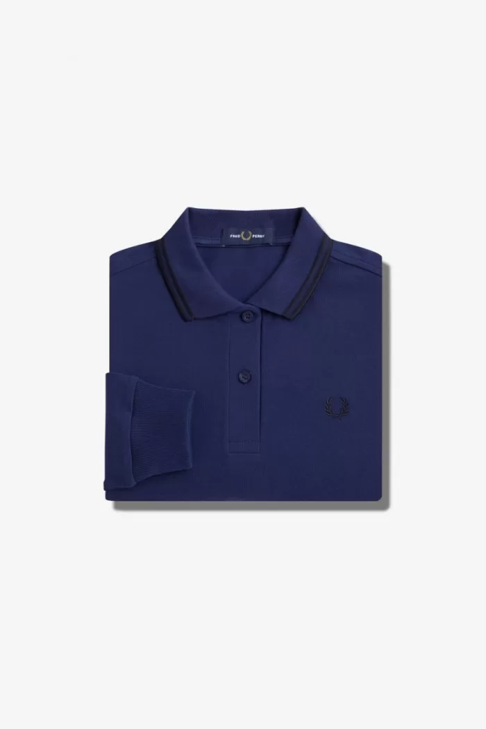 Fred Perry G3636 Women’s Shirt French Navy Black RBGTH6031