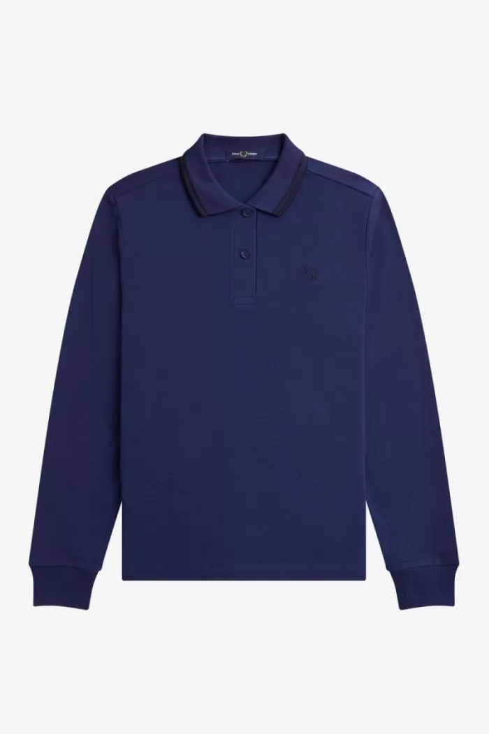 Fred Perry G3636 Women’s Shirt French Navy Black RBGTH6031