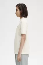 Fred Perry G6000 Women’s Shirt Beige Black TEYCU1459