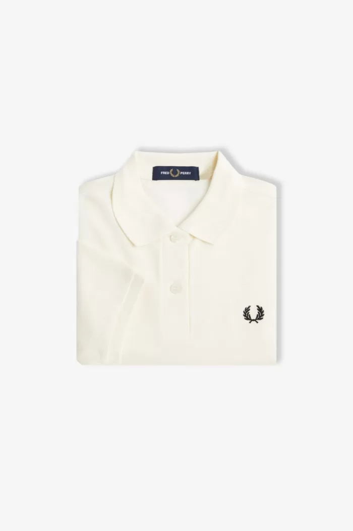 Fred Perry G6000 Women’s Shirt Beige Black TEYCU1459