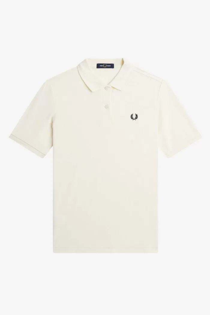 Fred Perry G6000 Women’s Shirt Beige Black TEYCU1459