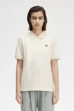 Fred Perry G6000 Women’s Shirt Beige Black TEYCU1459