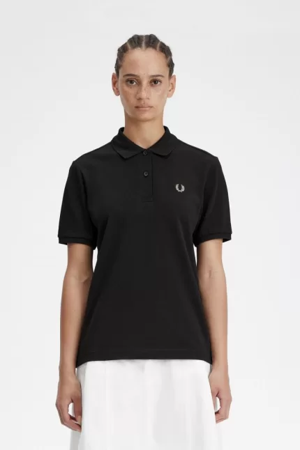 Fred Perry G6000 Women’s Shirt Black Warm Grey APLCI2913