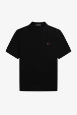 Fred Perry G6000 Women’s Shirt Black Whisky Brown PLCES8163