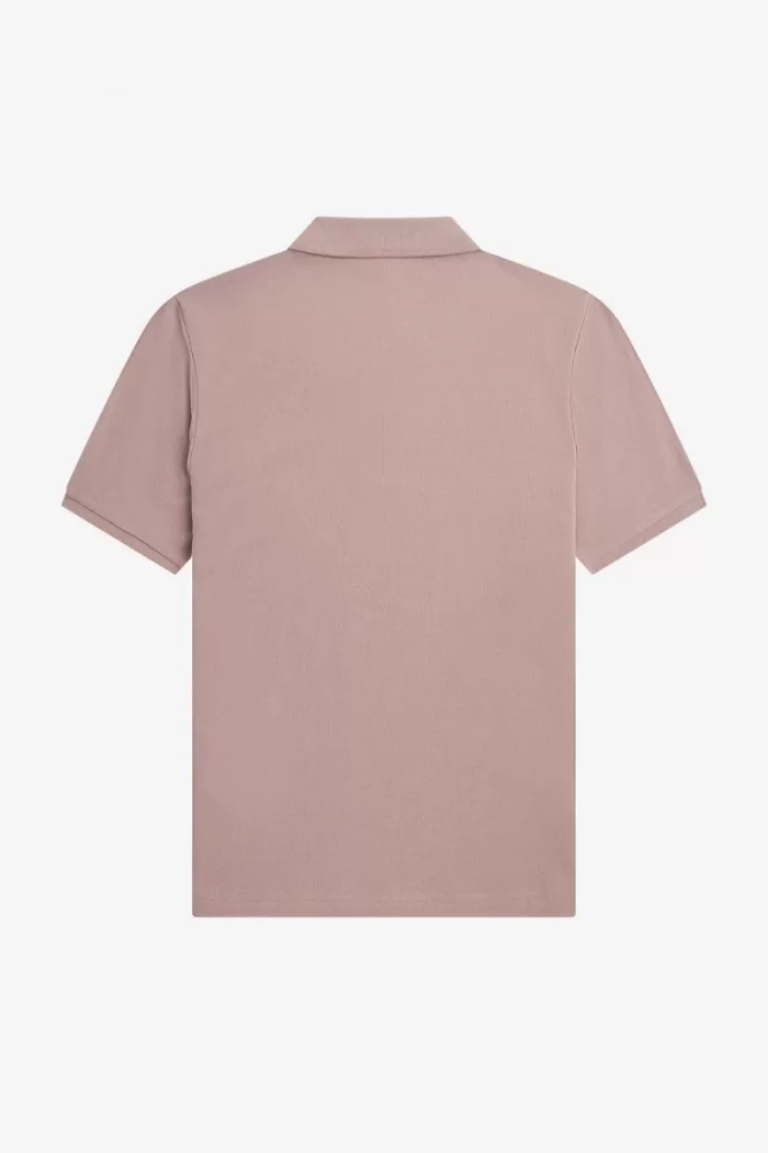 Fred Perry G6000 Women’s Shirt Dark Pink Black HYACS8697