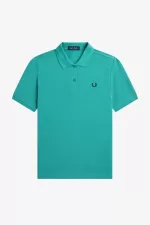 Fred Perry G6000 Women’s Shirt Deep Mint Black ZCDAG6987