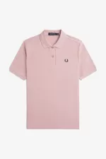 Fred Perry G6000 Women’s Shirt Dusty Rose Pink French Navy LXMTU9285