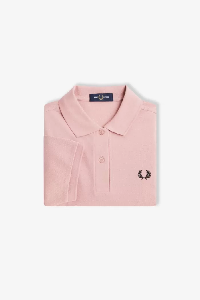 Fred Perry G6000 Women’s Shirt Dusty Rose Pink Black ZXANO5218