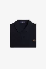 Fred Perry G6000 Women’s Shirt Navy Brown ZQUAC1927