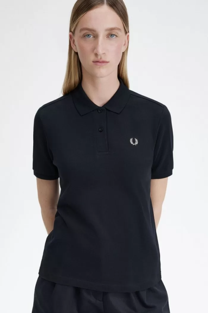 Fred Perry G6000 Women’s Shirt Navy Oatmeal AIJLB2150