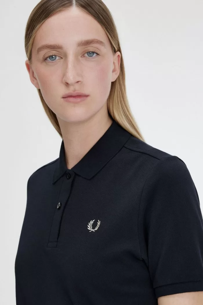 Fred Perry G6000 Women’s Shirt Navy Oatmeal AIJLB2150