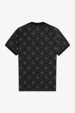 Fred Perry Geometric Men’s T-Shirt Black BIYWV4371