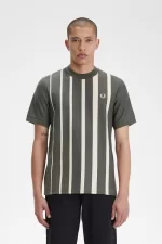 Fred Perry Gradient Stripe Men’s T-Shirt Field Green SWTOG1903