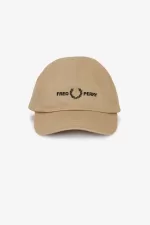 Fred Perry Graphic Branded Twill Men’s Caps Green YORVU1270