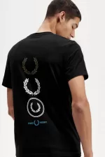 Fred Perry Graphic Branding Men’s T-Shirt Black ADFSI4182