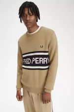 Fred Perry Graphic Men’s Jumper Green IMJVK0394