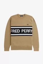 Fred Perry Graphic Men’s Jumper Green IMJVK0394