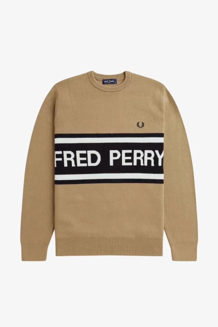 Fred Perry Graphic Men’s Jumper Green IMJVK0394