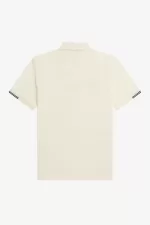 Fred Perry Half Zip Men’s Polo Shirt Beige BOQYU3270