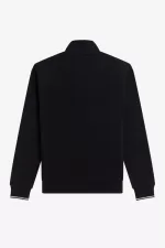 Fred Perry Half Zip Men’s Sweatshirts Black LXZRO6421