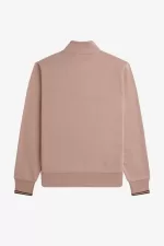 Fred Perry Half Zip Men’s Sweatshirts Dark Pink SMKLT6203