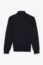 Fred Perry Half Zip Men’s Sweatshirts Navy NYRHV1529