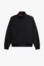 Fred Perry Harrington Men’s Jackets Black KHXDV5432