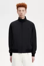 Fred Perry Harrington Men’s Jackets Black KHXDV5432