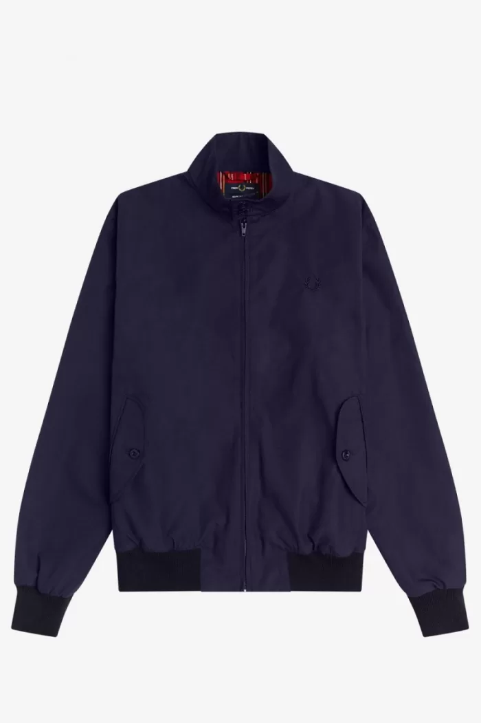 Fred Perry Harrington Men’s Jackets Navy QUMXO2594