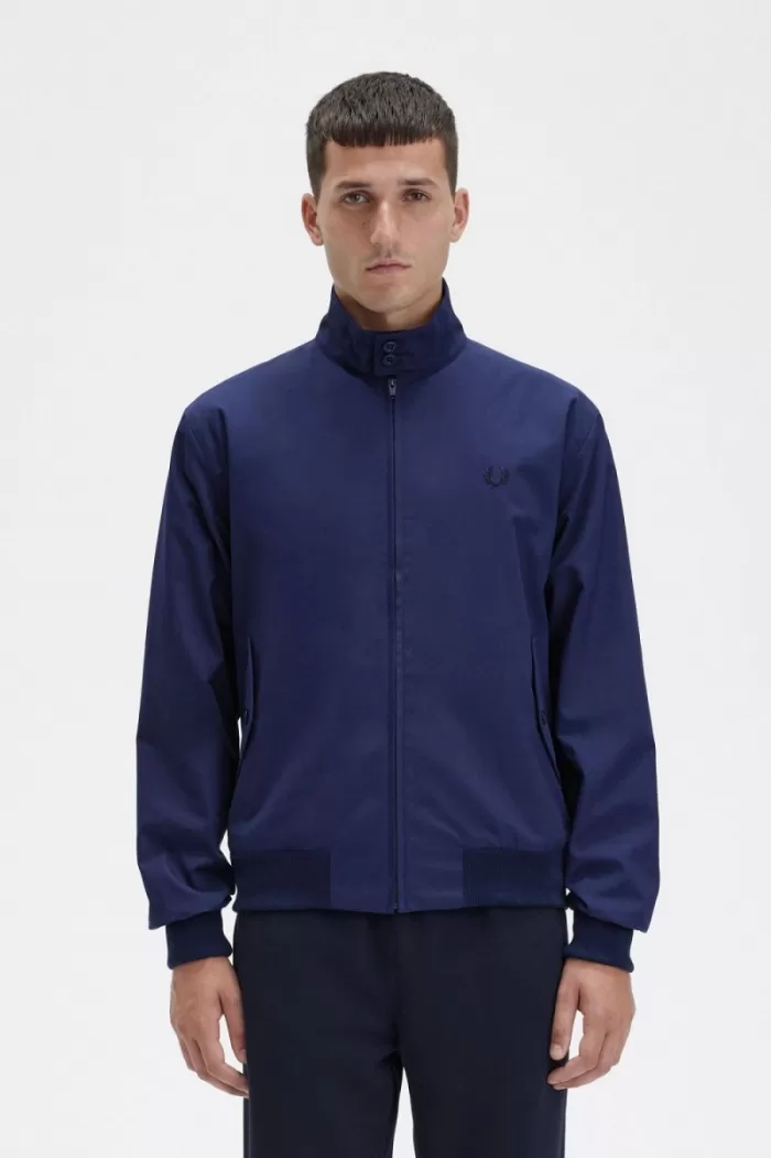 Fred Perry Harrington Men’s Jackets Navy QUMXO2594