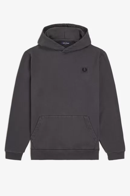 Fred Perry Heavyweight Hooded Men’s Sweatshirts Gunmetal RCNBS2508