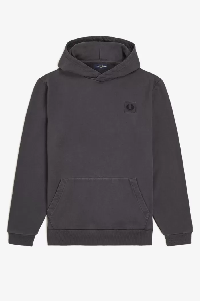 Fred Perry Heavyweight Hooded Men’s Sweatshirts Gunmetal RCNBS2508