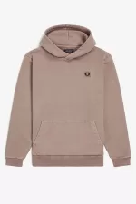 Fred Perry Heavyweight Hooded Men’s Sweatshirts Dark Pink OEHBL8510