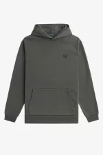 Fred Perry Heavyweight Hooded Men’s Sweatshirts Field Green MTNOZ8954